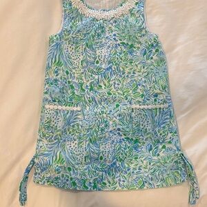 Lilly Pulitzer Floral Shift Dress with Pockets